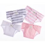 JC Toys/Berenguer - JC Toys - Washable and Reusable Eco Diapers 4 Pack - Tenue